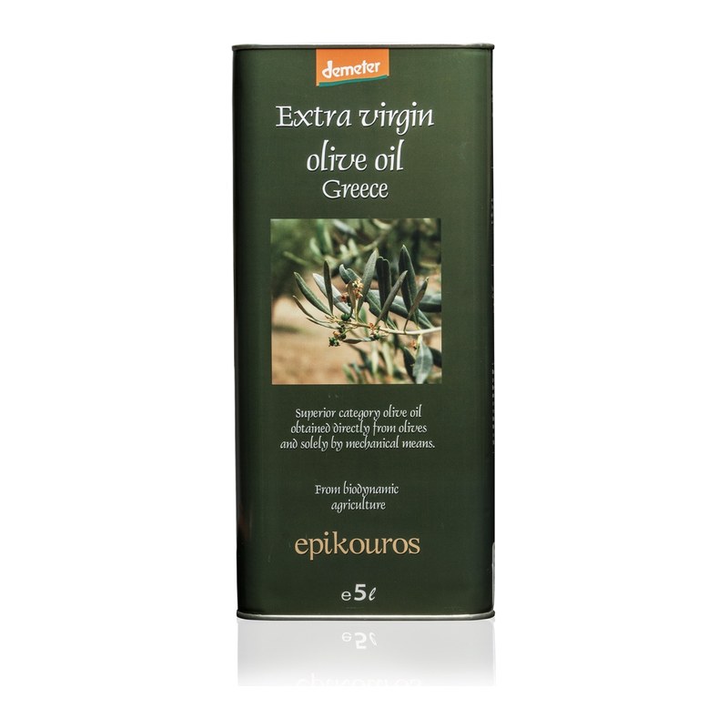Epikouros oliwa extra virgin Kalamata 5L BIO Demeter