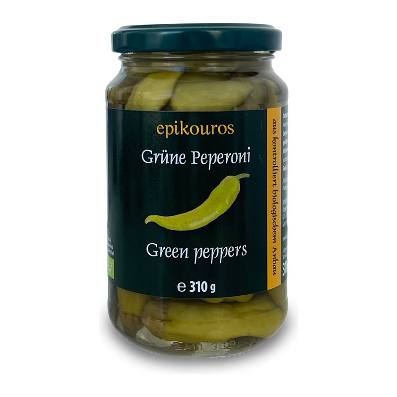 Epikouros papryka zielona w zalewie 310g BIO