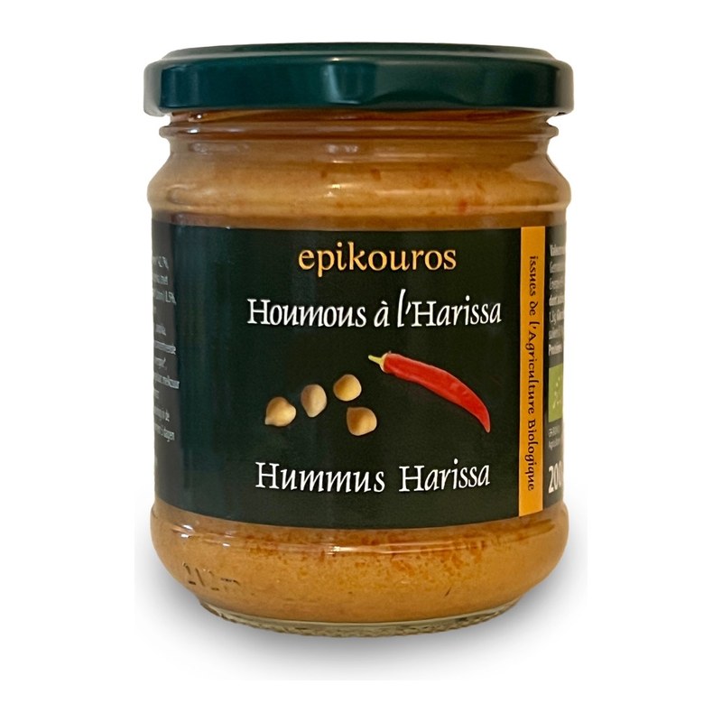 Epikouros pasta z ciecierzycy (hummus) Harissa 200g BIO