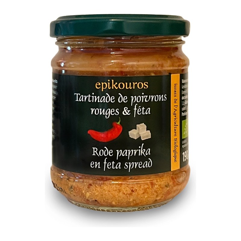 Epikouros pasta paprykowa z serem feta 190g BIO