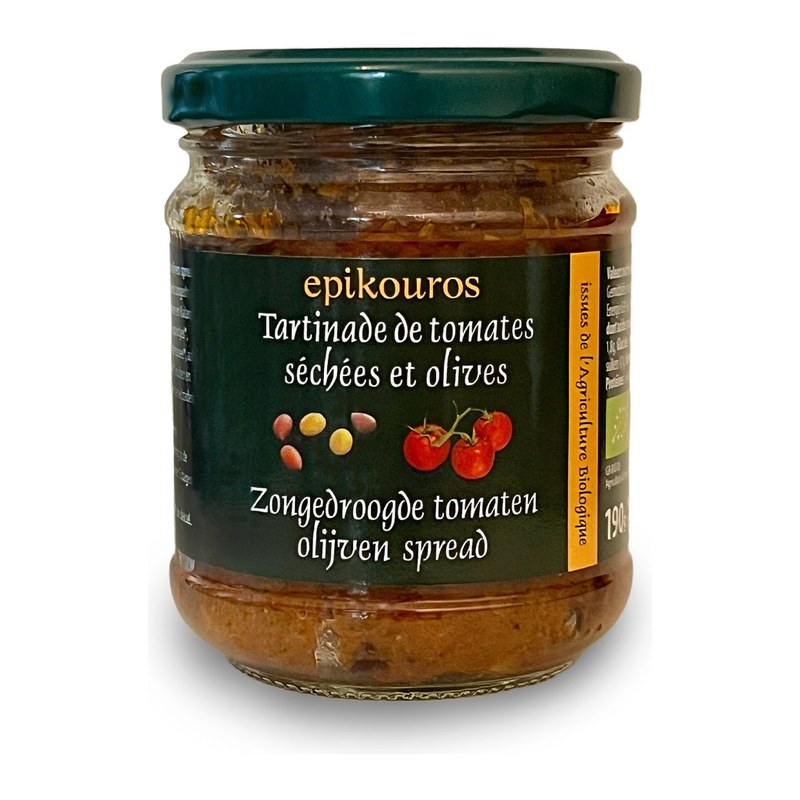 Epikouros pasta z pomidorów i oliwek 190g BIO